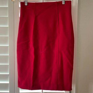 Size 4 Red Express Pencil Skirt